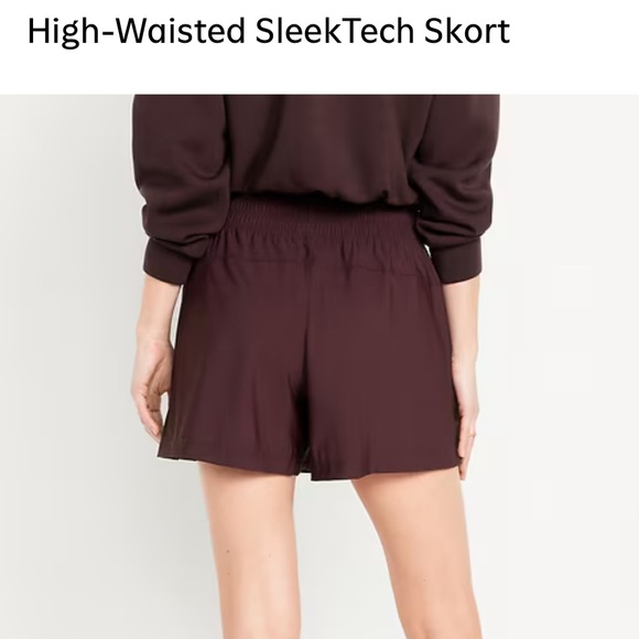 NEW Old Navy Athletic Skirt - High-Waisted SleekTech Skort - Picture 2 of 6